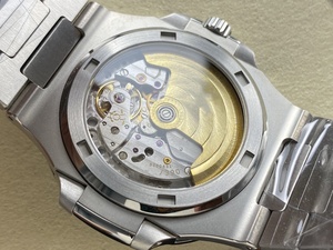 Reloj Mecánico Impermeable de Súper Calidad, 40 mm, 3K, Movimiento ETA 324 de Fábrica, 5711, Chapado en Platino de 18k, con Diamantes de Zafiro - Product Image 5
