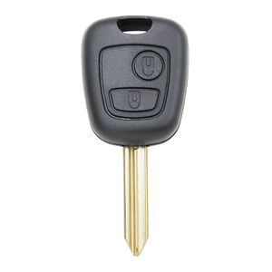 Télécommande à 2 boutons 433MHz ID46 puce pour citroën C2 C3 <span class=keywords><strong>C4</strong></span> Saxo <span class=keywords><strong>Picasso</strong></span> Xsara Berlingo SX9 lame non coupée - Product Image 2