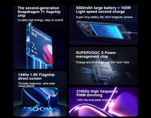 Smartphone GT Neo <span class=keywords><strong>5</strong></span> SE 5G, écran HD 6,74 <span class=keywords><strong>pouces</strong></span> 1,5K Gen2 Plus, 64MP, NFC, téléphone mobile double SIM, 512 Go de ROM, pour le jeu - Product Image 3