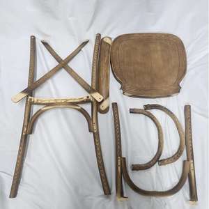 เก้าอี้ครอสแบ็คพลาสติกเรซิ่นสำหรับร้านอาหาร งานแต่งงาน คุณภาพสูง ทนทาน น้ำหนักได้ถึง 1000 ปอนด์ ดีไซน์โบราณแบบเรียบง่าย ทำจากไม้โอ๊ค - Product Image 1
