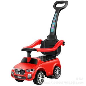 Multi Functional Kids Stroller 4 Wheel Push Car With Steering Handle For 1-6 Years Old Children Boy Girl Toy Vehicle - Product Image 5