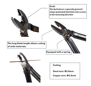 Vietnam Fujiya P23 Multi-Functional Steel and Plastic Screw Removal <b>Pliers</b> for Gripping - Product Image 3