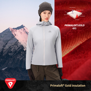 PELLIOT <span class=keywords><strong>Primaloft</strong></span> Gold 40g <span class=keywords><strong>Chaqueta</strong></span> de algodón con aislamiento con capucha Invierno Senderismo al aire libre <span class=keywords><strong>Chaqueta</strong></span> con capucha para <span class=keywords><strong>mujer</strong></span> - Product Image 5