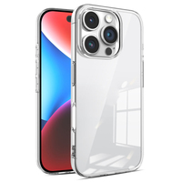Nouvelle coque de téléphone transparente antichoc en TPU souple pour iPhone 16 Pro Max, coque de protection transparente pour téléphone