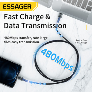 Cable de Carga Rápida ESSAGER <span class=keywords><strong>ES</strong></span>-X16 para Celular, USB Tipo C a iPhone, 27W, para Apple <span class=keywords><strong>iOS</strong></span> - Product Image 4