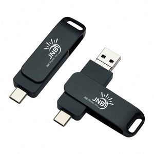 แฟลชไดรฟ์ USB แบบ 2-in-1 สำหรับโทรศัพท์ คอมพิวเตอร์ และแล็ปท็อป สำหรับใช้เป็นของแจก - Product Image 3