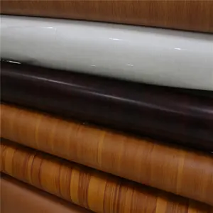 Design Pvc Laminate Foil for Furniture Profile Wrapping Ofile Wrapping Deco Embossed Wood Indoor Home Used Kitchen Cabinets