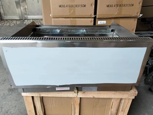 Venta caliente de fábrica Lava Rock Kitchen <span class=keywords><strong>Gas</strong></span>/Parrilla de barbacoa eléctrica Uso de cocina comercial - Product Image 3