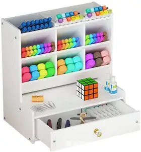 High Quality Student Desk Storage Box Painting Brush Stationery Shelves Office Organizer Home Pen Holder