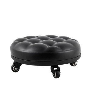 Portable Round Caster Stool With Wheels For <b>Floor</b> Cleaning And Sofa Use Adult And Child Universal Wheel Seat - Product Image 1