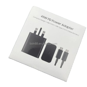 Sản xuất tại Việt Nam EP-T4510 UK Cắm 45W gan siêu nhanh sạc <span class=keywords><strong>Adapter</strong></span> cho Samsung S24 S23 siêu với 1.8m 6FT 5A Cáp - Product Image 2