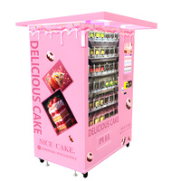 Distributeur automatique de gâteaux ZhongDa avec refroidissement avancé, réfrigérateur intelligent, écran tactile 22 pouces, Wi-Fi et SDK intégré