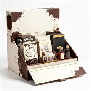 For & Bloom Eco-Friendly Recyclable <b>Mini</b> Makeup Kit Paperboard Display Box Die Cut Floral Design for Cosmetic Retail Showcase - Product Image 6
