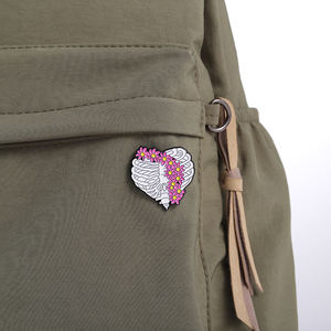 Broche de alfileres esmaltados de órganos florales al por mayor, insignia de anatomía Punk, amor, cuerpo, cerebro, intestinal, regalos, bolsa, accesorios, joyería - Product Image 3