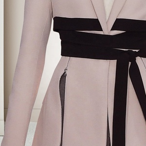 Signore di Disegno 2 pezzi Set maglia A <span class=keywords><strong>Manica</strong></span> <span class=keywords><strong>Lunga</strong></span> <span class=keywords><strong>Vestito</strong></span> Set Ufficio Rosa Giacca Sportiva Elegante <span class=keywords><strong>Vestito</strong></span> Convenzionale - Product Image 5