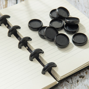 Anillas de Plástico Sólido para Encuadernación de Cuadernos, Clips de Plástico con Tapa Abatible, Discbind, Varios Tamaños: 19, 24, 28, 32, 35, 54 mm - Product Image 4