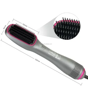 Home Use Hair Dryer Brush Cepillo secador Ionic Blower Comb Cabello Peine soplador Hot Air Brush Blow Dryer Hair Straightener