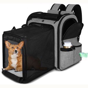 Échantillon Gratuit : Sac de Transport Multifonctionnel pour Animaux de Compagnie, Style Tendance, Sac Pliable pour Chien d'Extérieur, Grande Capacité pour Chat, Vente en Gros - Product Image 1