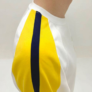 Camiseta de Manga Raglán de Algodón de Alta Calidad Personalizada, con Bloques de Color en Contraste, Estilo Streetwear, Talla Grande para Hombre - Product Image 4