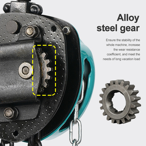 Chất lượng cao 1000kg đến 10 tấn của nhãn hiệu hoist chuỗi Thép ròng rọc khối cho tay nâng & cẩu - Product Image 4