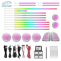 Mise à niveau 256 couleurs Symphony LED lumière ambiante intérieure de voiture pour BMW X5 X6 F15 F16 2014-2018 accessoires de bande d'ambiance