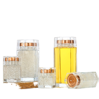 Botol Kaca Heksagonal Tebal Bahan Putih Berkualitas Tinggi, Botol Madu, Botol Acar, Stoples, Botol Kepala, Tangki Penyimpanan