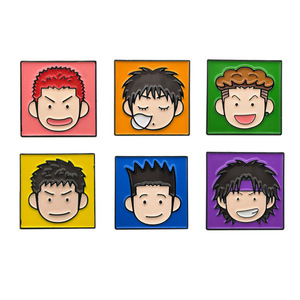 Pin de Aleación Slam Dunk Sakuragi Hanamichi, Decoración Creativa para Libros, Broche Unisex - Product Image 1