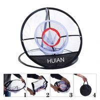 Jaring Chipping Golf Pop up, jaring latihan dalam dan luar ruangan, alat bantu latihan Golf untuk pemula