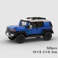 Compatible avec les briques de marque, petites pièces, voiture de course MOC, jouets de construction éducatifs à assembler soi-même pour enfants, en plastique