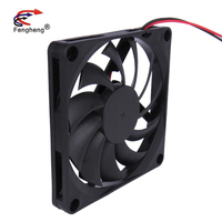 Ventilateur à refroidissement de volume d'air 8010 80x80x10mm, surchargée, axial silencieux, 12v 24v, livraison directe depuis l'usine