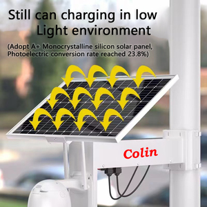 Tecdeft Off Grid 40 Wát panel năng lượng mặt trời với 20Ah 18650 pin DC12V IP65 Loại C USB năng lượng mặt trời hệ thống năng lượng cho 5 gam năng lượng mặt trời Camera An Ninh - Product Image 6