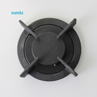 Xunda Plaque de cuisson électrique à 5 brûleurs Cuisinière en verre trempé blanc Plaques de cuisson pour ménage RV Hôtel GPL Plaque de cuisson à gaz en céramique