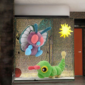 อะนิเมะ <span class=keywords><strong>caterpie</strong></span> ตัวละครไดโนเสาร์สวยนุ่มพิเศษของเล่นตุ๊กตาผ้าฝ้าย PP เติมคริสต์มาสเทคนิคการล้าง - Product Image 3