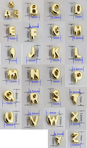 26 pièces DIY Bulle Lettres Pendentif Collier Ballon Plaqué Or en Forme d'Anglais Collier Acier Inoxydable Titane Fête des Mères - Product Image 5