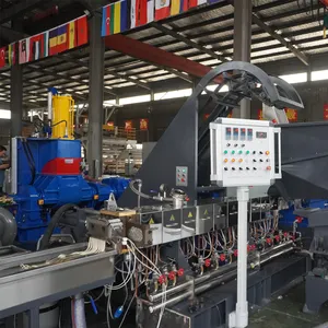 Nhà máy nóng bán carbon đen hợp chất Máy nhựa đen masterbatch PELLET máy tạo hạt