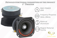 Twitch-haut-parleur AUDIO professionnel en aluminium, 4-8ohms, 300W, OEM, système de haut-parleur Audio pour voiture