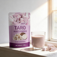 Poudre de Taro Naturelle Pure, Extrait de Racine de Taro Fraîche, Personnalisable 100g/sac
