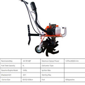 Cultivateur multifonctionnel, récolteuse agricole à faible bruit, personnalisée, à essence, autopropulsée, 2 roues, micro-cultivateur - Product Image 4