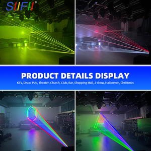 Proyector de <span class=keywords><strong>luz</strong></span> láser LED de animación RGB de 30W de alta potencia a prueba de agua IP65 para proyectos de iluminación de edificios al aire libre Sky Aurora Landmark - Product Image 4