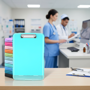 High Capacity 8.5x11 Heavy Duty <b>Plastic</b> Clipboards Storage Nursing Clipboard <b>Folder</b> High Visibility Clipboard - Product Image 3