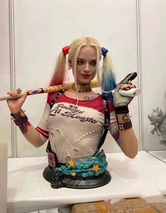 Nouvelle collection : Statue buste de Harley Quinn et du Joker de Suicide <span class=keywords><strong>Squad</strong></span>, design anime, pour collectionneurs - Product Image 6