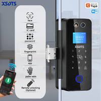 Cerradura Biométrica Inteligente XSDTA A17 Tuya WiFi 8 en 1 para Puerta de Acero/Madera/Aluminio, Reconocimiento Facial 3D, Huella Dactilar, Control Remoto por Aplicación