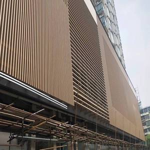 Mur-rideau en tube carré en aluminium léger pour la rénovation de bâtiments d'appartements - Product Image 4