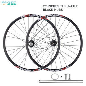 SeeMore Bike 27,5/29 Zoll MTB Laufradsatz Alu Doppelwandfelgen für Mountainbike-Laufradsätze mit Lagernaben für Scheibenbremsen - Product Image 2
