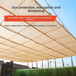 방수 직사각형 차양 그물 100% HDPE 녹색 40% 그늘 천 탄성 메쉬 그물 중국 그늘 천 롤 농업 - Product Image 6