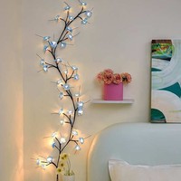 IP65 LED rotin Table lumineuse mur escalade Rose plastique guirlande de noël lumière décorative style pour mur et table