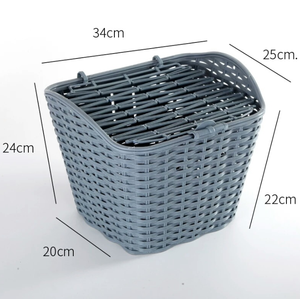 Offre Spéciale vélo paniers de rangement En Plastique étanche vélo <span class=keywords><strong>Panier</strong></span> avec couvercle <span class=keywords><strong>panier</strong></span> avant de Vélo - Product Image 3