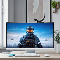 PC todo en uno curvado de 27 pulgadas barato Intel Core I3 I5 I7 escritorio 16GB memoria de vídeo nueva pantalla LCD AU para trabajo de negocios de oficina