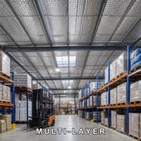Isolation en bulles multicouche réfléchissante en aluminium pour la réduction de la chaleur des plafonds des entrepôts logistiques