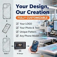 Funda Protectora para Teléfono Móvil Haipai, Estilo Ins, Tacto Suave, Sin Marco, TPU+PC, Anillo Magnético, Ultrafina, Resistente a Golpes y Calor